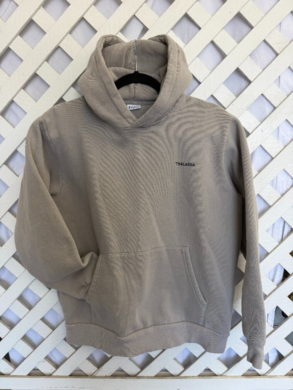 Women's Hoodie- Beige- Size S